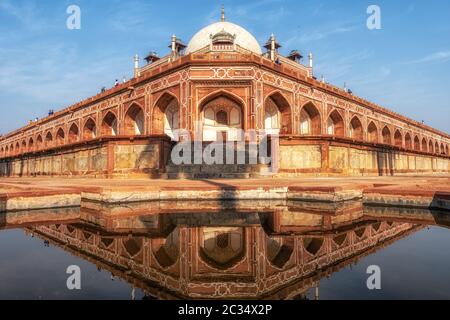 tomba di humayun a nuova delhi Foto Stock