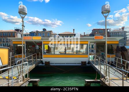 Sosta a Venezia Foto Stock