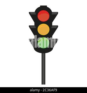 luce trafic vettoriale Illustrazione Vettoriale