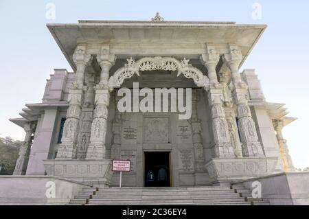 Il Tempio Birla, originariamente conosciuto come Tempio Lakshmi Narayan Foto Stock