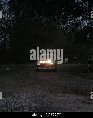 1996, Peugeot 205 Rally Car, West Yorkshire, Regno Unito Foto Stock