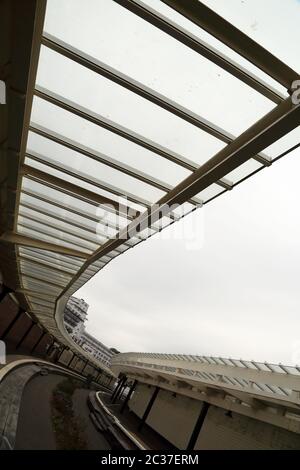 La vecchia stazione ferroviaria di Folkestone Harbour Arm, Folkestone, nel Kent, Inghilterra Foto Stock