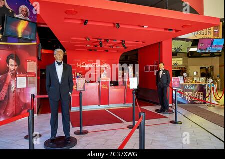 All'ingresso del museo di Madame Tussauds a Vienna Foto Stock