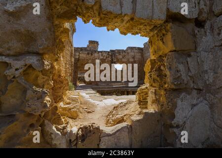 Rovine a Salamis - Famagosta Cipro del Nord Foto Stock