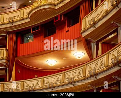 Visita al Royal Opera House. Vienna, Austria Foto Stock