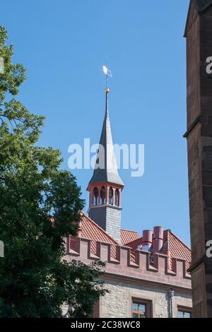 Vecchio municipio nella città di Goettingen in bassa Sassonia Foto Stock