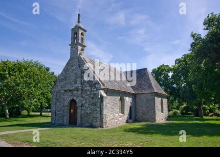 Chapelle de Curbader, Bretagna Foto Stock