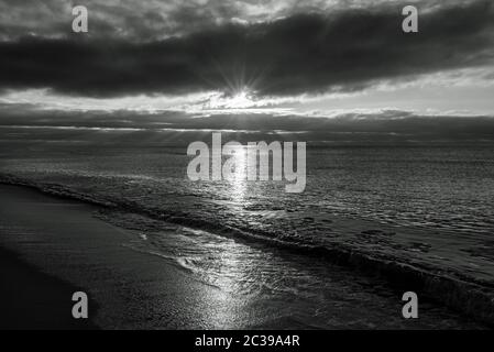 Sole di sera Foto Stock