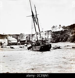 Città, città e mare italiane intorno al 1900, tra cui Napoli e Pompei Foto Stock