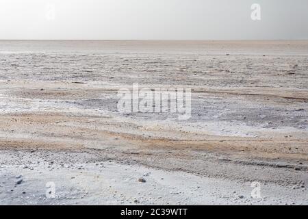 Lago di Karum, Danakil, Afar Etiopia. Foto Stock