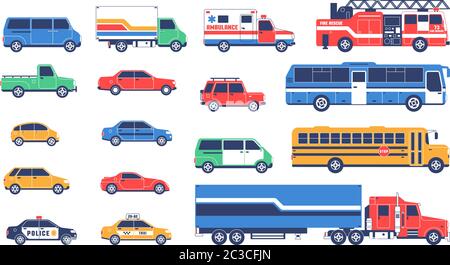 Set auto grande Illustrazione Vettoriale