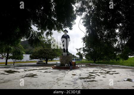 19 giugno 2020, Guacara, Carabobo, Venezuela: 19 giugno 2020, Jose Gregorio Hernandez, è nato a Isnotu, stato di Trujillo, Venezuela il 26 ottobre 1864 e muore a Caracas il 29 giugno 1919, quando è stato colpito da una delle poche auto che circolavano nella capitale del Venezuela . Una volta morto il medico dei poveri, che con un fervente amore per la sua professione, e che in vita si curò gratuitamente e talvolta aiutò anche i suoi pazienti finanziariamente, si cominciarono a parlare di apparenze nei sogni e gli chiesero persino cure. Molti dicevano che erano curati e guariti miracolosamente, ma la Chiesa cattolica Foto Stock