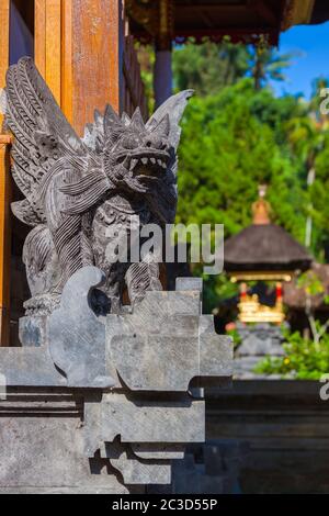 Tempio Pura Gua Gajah - isola di Bali Indonesia Foto Stock