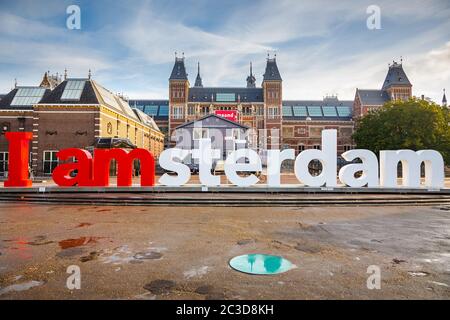 Rijksmuseum di Amsterdam Foto Stock