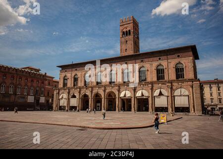 Palazzo del Podestà di Bologna 4 Foto Stock