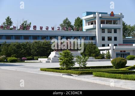 Wanson, Corea del Nord - 3 maggio 2019: Songdowon International Children’s Camp. Un luogo dove i bambini di paesi diversi trascorrono le vacanze scolastiche Foto Stock