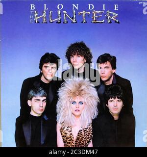 BLONDIE THE HUNTER - copertina in vinile LP vintage da 12 pollici Foto Stock