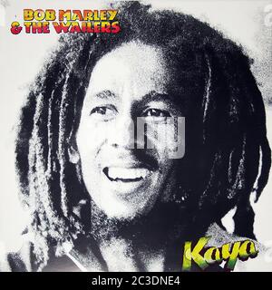 BOB MARLEY & THE WAILERS KAYA - copertina LP in vinile d'epoca da 12'' Foto Stock