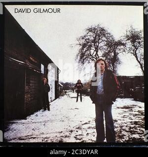 DAVID GILMOUR - Autotiled - Vintage 12'' LP ALBUM copertina in vinile Foto Stock