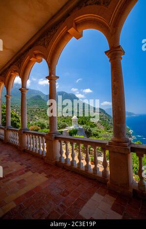 Arciduca's Mansion, figlio Marroig, Mallorca, Spagna Foto Stock