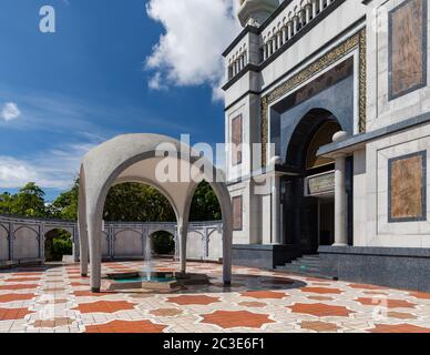 Vista di dettaglio della Moschea Bolkiah di JaME' ASR Hassanil Brunei Darussalam Foto Stock