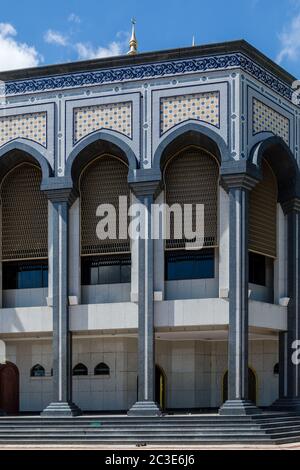 Vista di dettaglio della Moschea Bolkiah di JaME' ASR Hassanil Brunei Darussalam Foto Stock