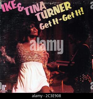 IKE & Tina Turner - Get it - Get it! - copertina LP in vinile da 12'' vintage Foto Stock