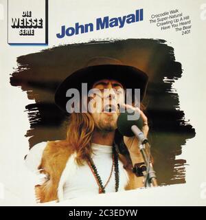 JOHN MAYALL AUTOTITOLATO DIE WEISSE SERIE WHITE - COPERTINA LP IN VINILE D'EPOCA DA 12'' Foto Stock