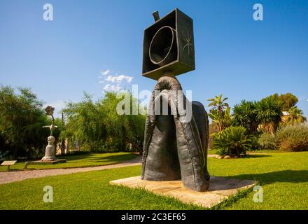 Scultura, Fondazione Joan Miro, Palma, Maiorca, Spagna Foto Stock