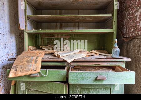 Alter Schrank luoghi perduti Foto Stock