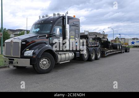 2019 Kenworth T880, camion per trasporto pesante Foto Stock