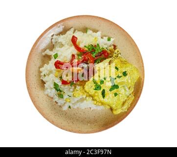 Curry di Goan Cod Foto Stock