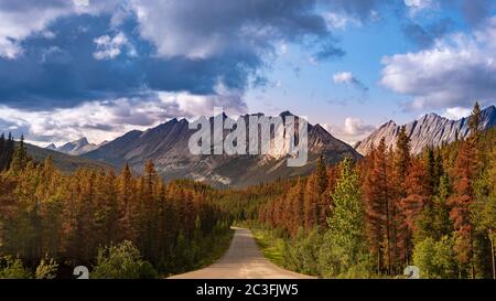 Banff e Jasper parchi nazionali in Alberta, Canada Foto Stock