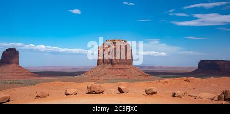 Monument Valley, Arizona - Vista della Butte Foto Stock