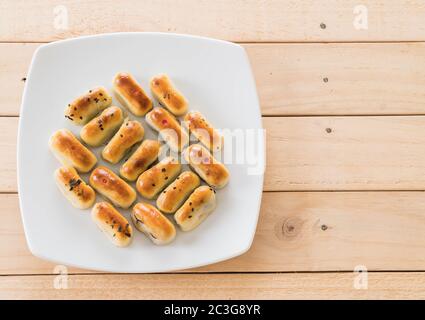 Cinese Pasty-Mung Bean Foto Stock