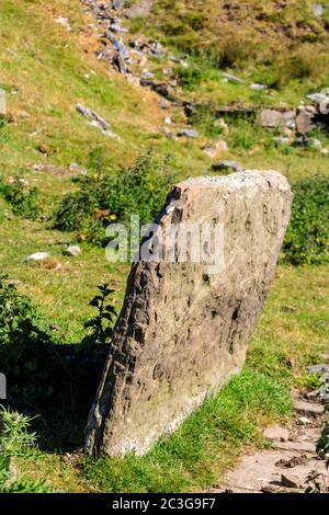 Rovine su Haslingden Grane. Foto Stock