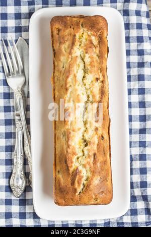 Torta di libbra di banana Foto Stock