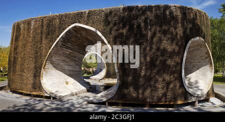 SoleArena nel parco termale e salamoia, mini-torre di laurea, Bad Essen, bassa Sassonia, Germania, Europa Foto Stock