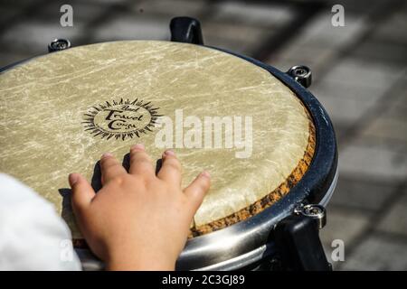 Immagine del tamburo (bango) Foto Stock