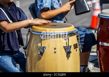 Immagine del tamburo (bango) Foto Stock
