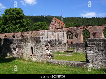 Hirsau monastery, monastery church, black forest, germany Foto Stock