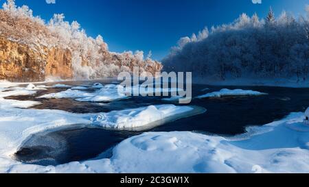 1 contea nella provincia di heilongjiang grande piattaforma rime Foto Stock