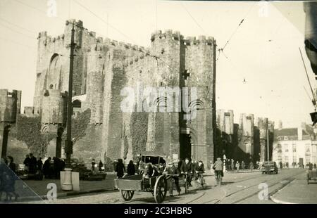 Seconda guerra mondiale - Gravensteen seconda guerra mondiale - Castello del Conte Est Fiandre in Belgio - Gand Foto Stock
