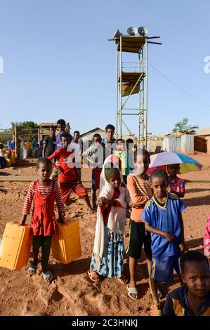 Etiopia, Tigray, Shire, rifugiati eritrei camp May-Ayni gestito da ARRA E UNHCR / AETHIOPIEN, Tigray, Shire, Fluechtlingslager May-Ayni fuer eritreische Fluechtlinge Foto Stock