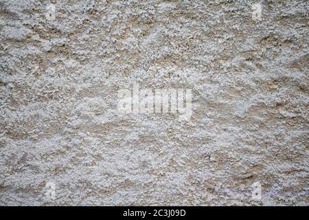 Colore bianco grigio, fondo intonaco, materiale grunge parete facciata edificio Foto Stock