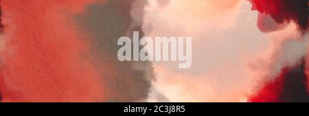 sfondo astratto acquerello con vernice acquerello con colore rosso moderato, rosa bambino e rosa molto scuro Foto Stock