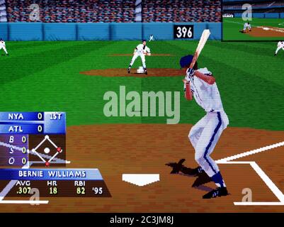 Baseball 3D - Sony PlayStation 1 PSX PS1 - solo per uso editoriale Foto Stock