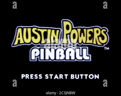 Austin Powers Pinball - Sony PlayStation 1 PSX - solo per uso editoriale Foto Stock