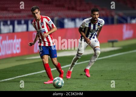 Madrid, Spagna. 20 Giugno 2020. DURANTE IL MATH ATLETICO DE MADRID CONTRO IL REAL VALLADOLID ALLO STADIO WANDA METROLITANO. SABATO, 20 GIUGNO 2020. Credit: STAMPA CORDON/Alamy Live News Foto Stock