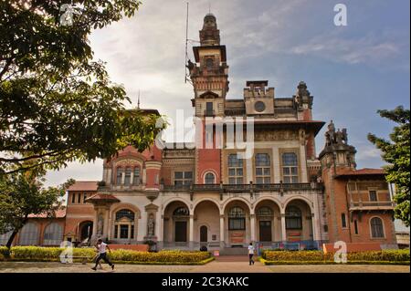 San Paolo, vista sulla strada della città vecchia, Brasile Foto Stock